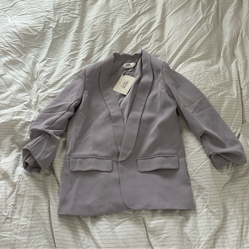 Love Bonito Auria Shawl Collar Blazer